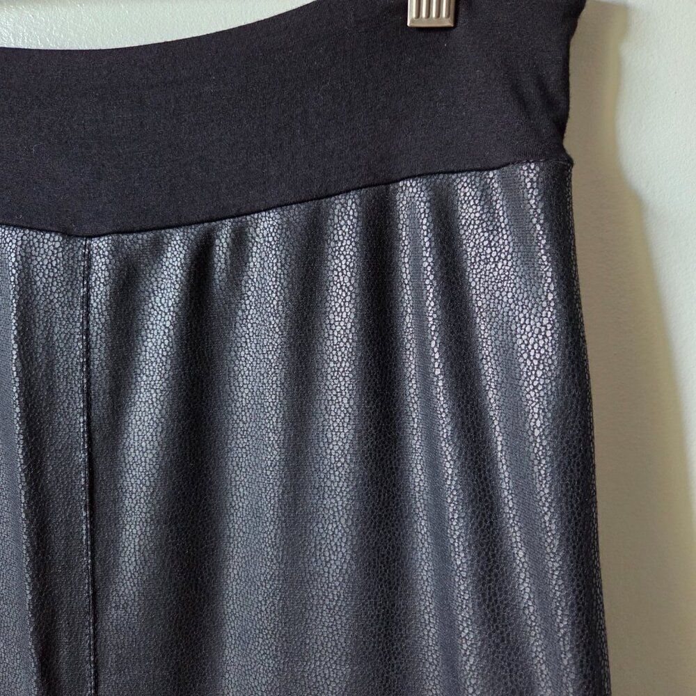 EUC LIKE NEW KAREN KANE BLACK LEATHER LIKE MAXI SKIRT SIZE SMALL - Picture 4 of 16